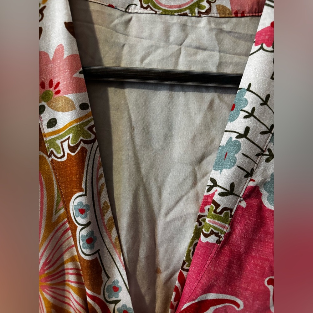 Spartina 449 Vibrant Paisley Maxi Dress - Pink and Gold - Picture 12 of 12